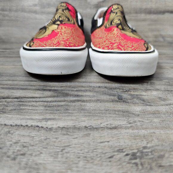 Vans Off The Wall Vintage Y2K Geisha Girl Slip On Skater Sneaker Shoe Rare - Picture 6 of 12